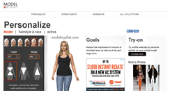 Desktop Screenshot of modelmyoutfit.com